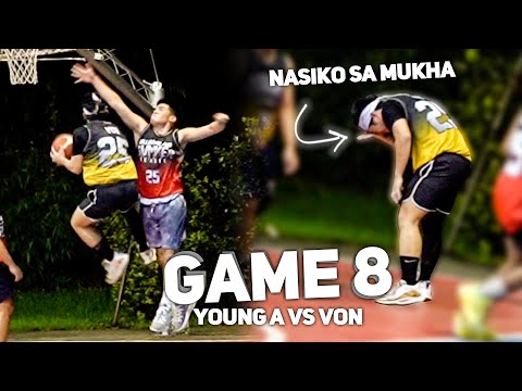 NASIKO SA MUKA SI VON!! - GRABENG PISIKALAN NA LABAN | BG Summer League