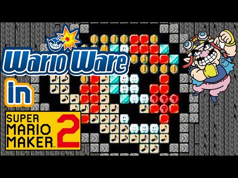 AMAZING Warioware Inc. Level in Super Mario Maker 2!