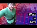 Trying something different | Week of Lifts