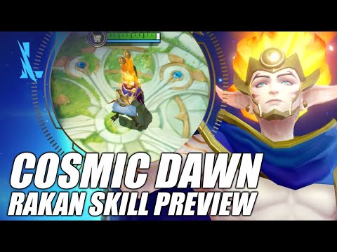 COSMIC DAWN RAKAN SKIN ABILITY - PREVIEW_ WILD RIFT