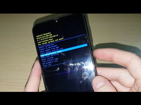 Blackview A60 hard reset сброс настроек графический ключ пароль зависает тормозит how to reset A60