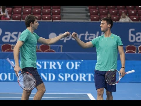 Kuzmanov/Lazov vs. Behar/Vasilevski 6-4, 6-7(9), [10-7] Garanti Koza Sofia Open (R16) 06.02.2017.