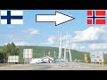 Finland Norway Crossing The Border By Car