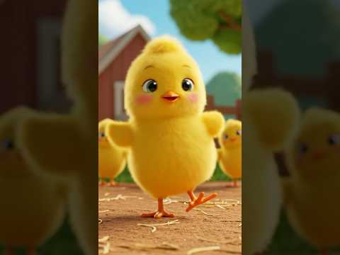 Cute Baby Chick Dancing to Aram Sam Sam Song 🐥 #animaldance #chicken #cuteanimals #cuteanimals