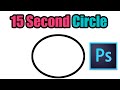 How to Draw / Create Unfilled Circles in Photoshop (Fast Tutorial)