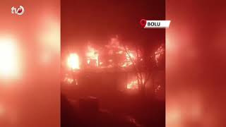 Mudurnuda Ev Yangını