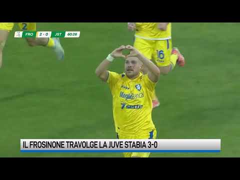 Il Frosinone travolge la Juve Stabia. Termina 3-0