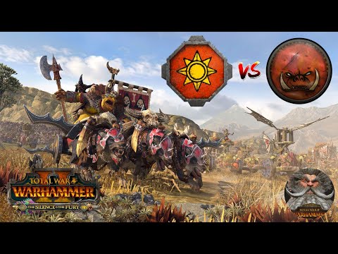 How to KILL Grom in 2 shots! Lizardmen vs Greenskins | Total War: WARHAMMER II