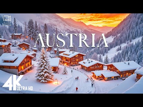 Österreich in 4K | Winterwunderland – Gemütliche Alpendörfer, majestätische Alpen und zugefrorene Se