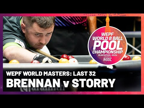 ''IT'S HARD TO SEE EITHER PLAYER LOSE THIS GAME'' | Brennan v Storry | 2024 WEPF World Mens Masters