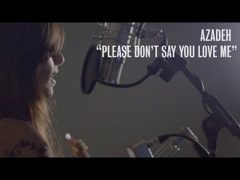 Azadeh - Please Don't Say You Love Me - Ont Sofa Live at YouTube Space London