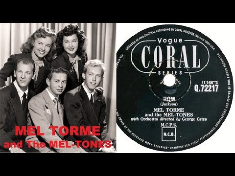 MEL TORME and The Mel-Tones - How (1955)
