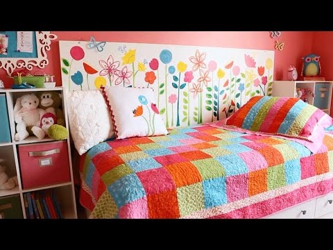 Part of a video titled Girl's Room Decorating Ideas - YouTube