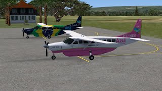 Cessna 208B Grand Caravan AZUL flight simulator x deluxe edition