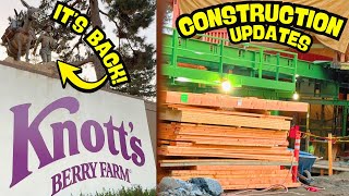 NEW Knott's Berry Farm 2025 Updates | MonteZOOMa Progress, Changes & More!