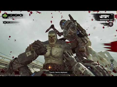 Gears of War E-Day: Horde Siege Multiplayer gameplay (No Commentary)