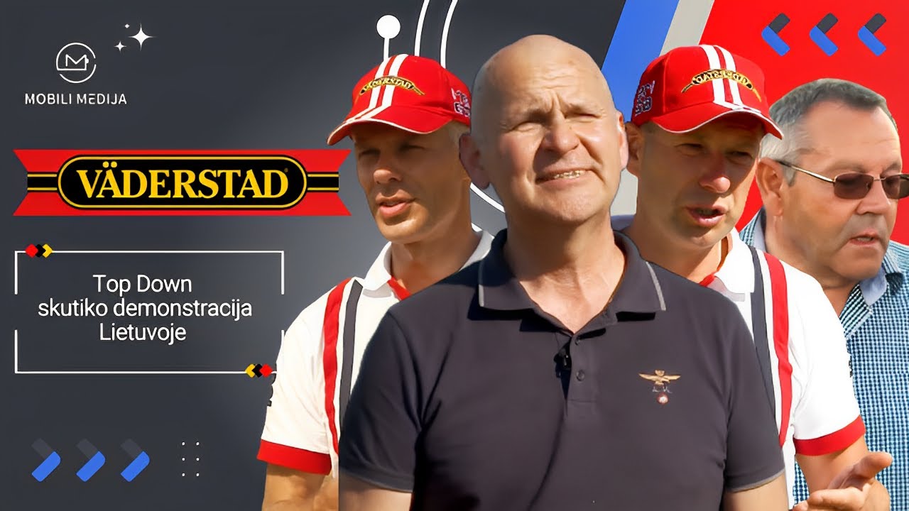 Vaderstad - 1P1 - Pagrindinis, Top Down skutiko demonstracija Lietuvoje
