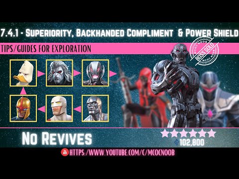 MCOC: Act 7.4.1 - Superiority, Backhanded Compliment & Power Shield - Book 2, Act 1.4 - Ultron Prime