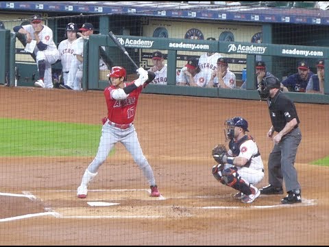 Shohei Ohtani at bat (home run)...Angels vs. Astros...7/7/19
