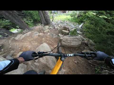 Bikerepublic Sölden - Nene trail - čierna v Alpách