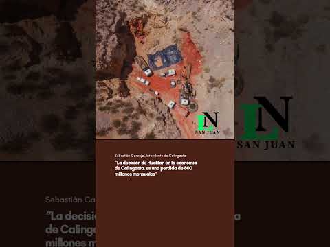 “La decisión de Hualilan en la economía de Calingasta, es una perdida de 800 millones mensuales”