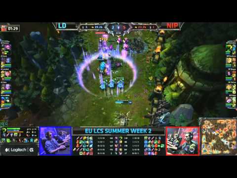 LemonDogs (LD) vs Ninjas in Pyjamas (NiP) || Moscow Russia EU LCS Summer 2013 W2D2 || Full Game HD