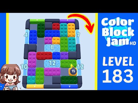 Color Block Jam Level 183 Solution Walkthrough