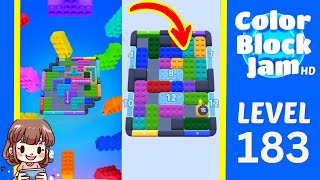 Solusi Level 183 Color Block Jam