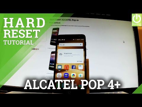 Hard Reset ALCATEL Pop 4+ - Reset Code / Factory Reset