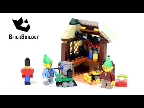 Vidéo LEGO Saisonnier 40106 : L'atelier de jouets