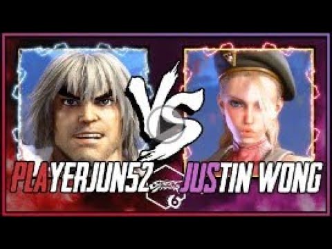 SF6 ➣ JUSTIN WONG  CAMMY  VS PLAYERJUN52  KEN  4K ACTION