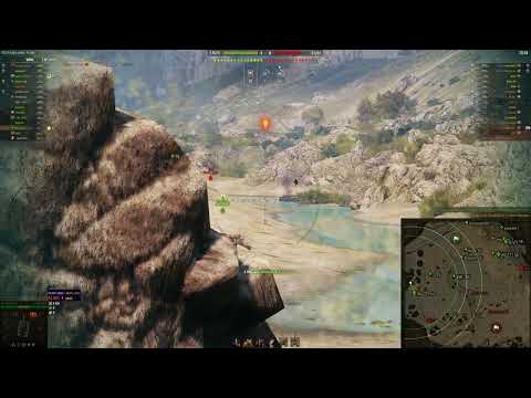 3 x IS7 platoon blown up at the start