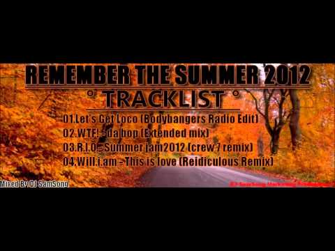 DJ SamSong - Remember The Summer 2012 (MiniMix)