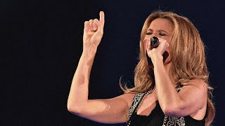 Céline Dion Performs &quot;A Song For You&quot; With Swedish Composer Robert Wells At Stockholm Concert (2008)