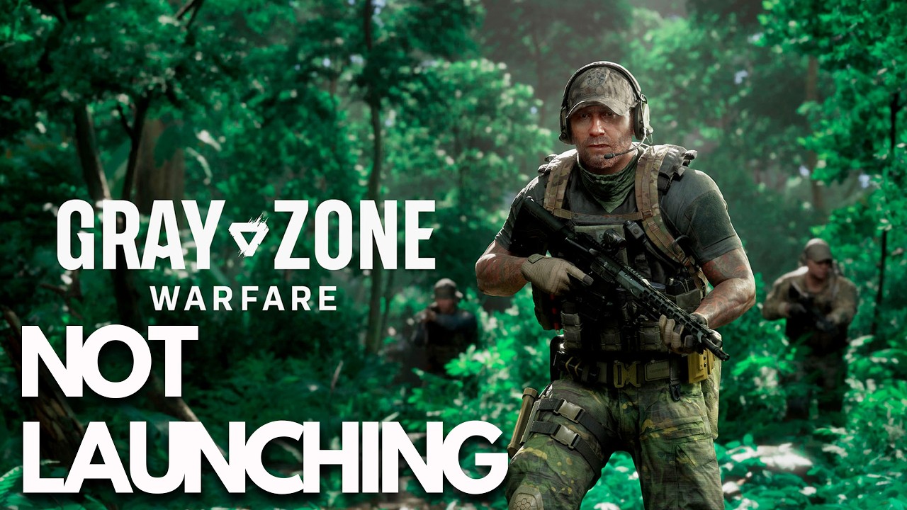 Gray Zone Warfare Not Launching/Not Loading/Crashing/Black Screen Steam PC FIX🎮🔥