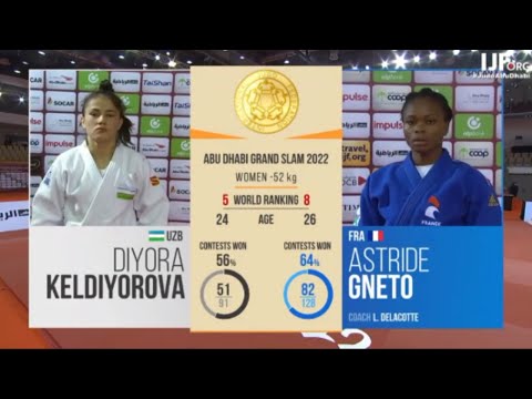 Diyora Keldiyorova vs Astride Gneto | Final -52 Abu Dhabi Grand Slam 2022