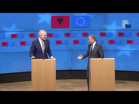 President Tusk meets Prime Minister Rama - Highlights