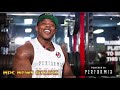 Andre Ferguson Back Workout Part1 7 Weeks weeks out from 2018 Olympia.
