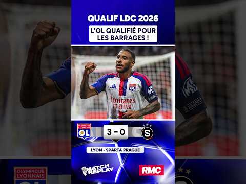 OL 3-0 Sparta Prague : Lyon rejoint le Fenerbahçe en barrages de LDC ! les comms RMC