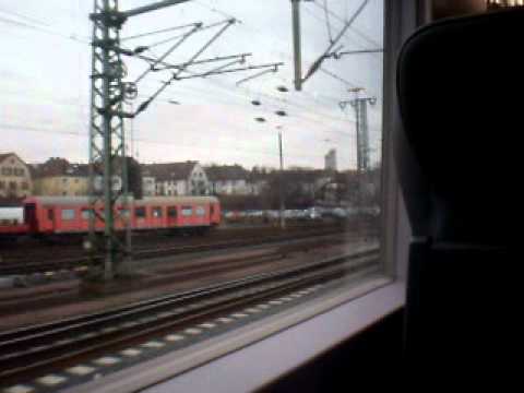 Ausfahrt ICE 587 Fulda Hbf im ICE2-Redesign