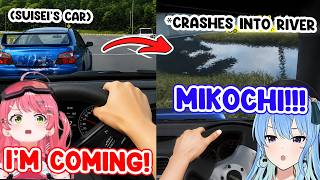Miko and Suichan Try a Real Racing Wheel and It Turns Into Chaos