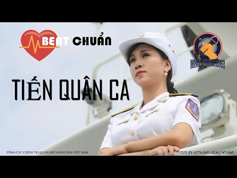 Tiến quân ca karaoke - BEAT CHUẨN - Tiến quân ca tổng cục chính trị- quốc ca Việt Nam karaoke