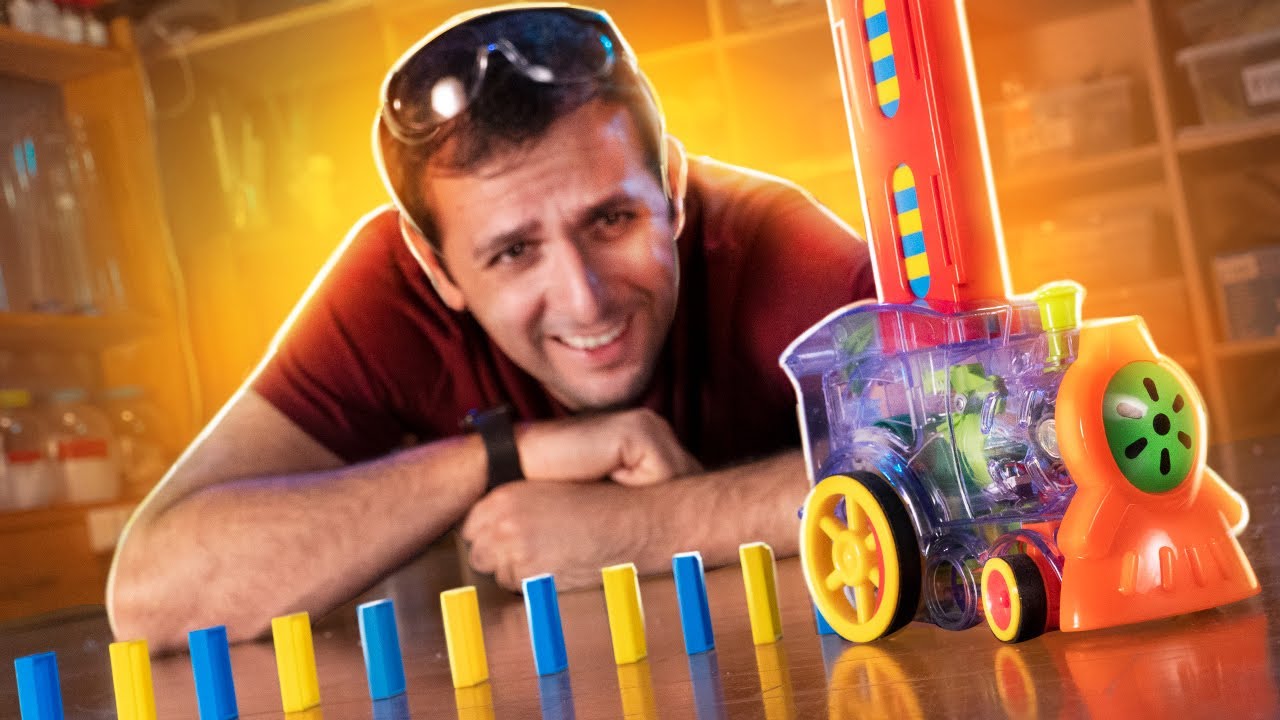 ROBÔ que faz FILA DE DOMINÓS: Nós testamos!