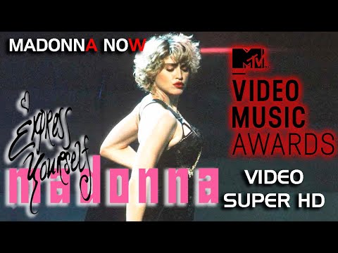 MADONNA - EXPRESS YOURSELF - LIVE MTV VMA 1989 - HD 14400p