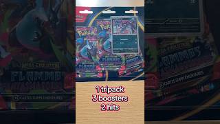 Pas mal en trois boosters, une carte que je voulais vraiment 🤩 #pokemon #fypシ #pourtoi #opening