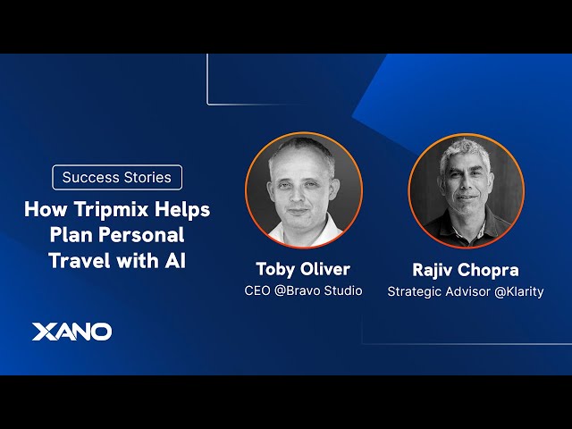 Xano Builder Spotlight: Tripmix