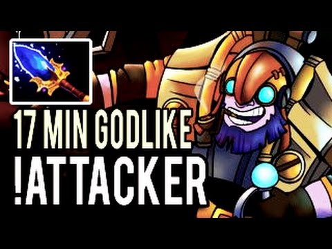 17 Min Godlike UNKILLABLE Raidboss Tinker by !ATTACKER 7.05 Meta Dota 2