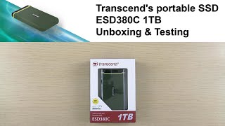 Transcend ESD380C 1TB Unboxing and testing