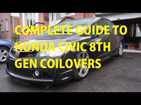 Complete guide for Civic 8th Gen Coilovers (With tips)