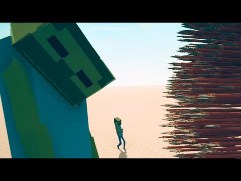 GIANT MINECRAFT ZOMBIE   MINI ZOMBIE vs EVERY GOD | Totally Accurate Battle Simulator TABS